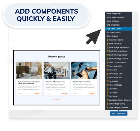 WORDPRESS COMPONENTS 